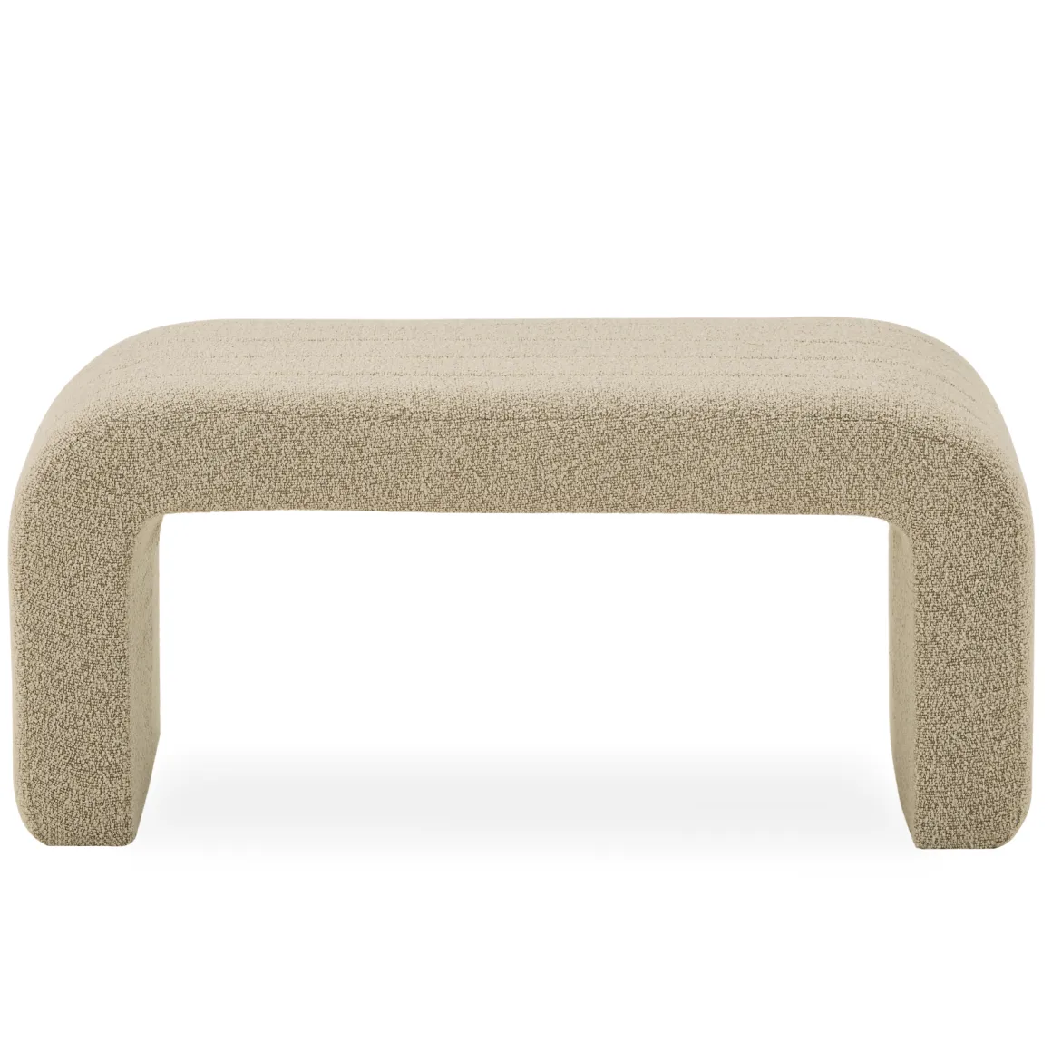 Lianna bænk i beige boucle 95x40x44 cm