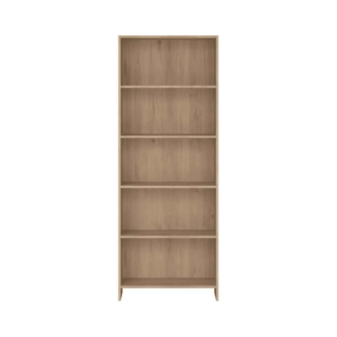 Maddie reol med 5 hylder i eg 175,5x66x25,5 cm