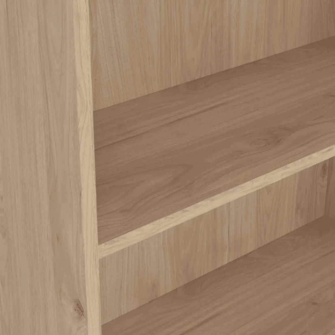 Maddie reol med 5 hylder i eg 175,5x66x25,5 cm