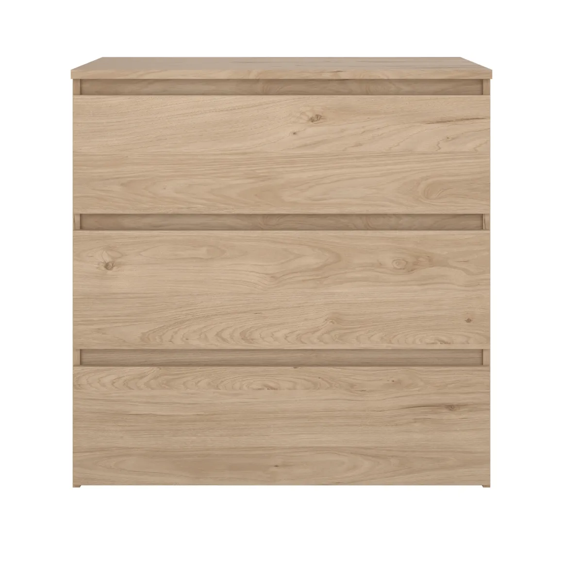 Maise kommode H:70 x B:70 x D:41 cm med 3 skuffer i egelook