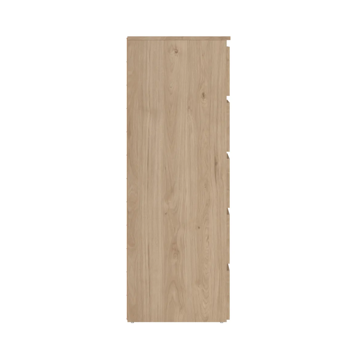 Maise kommode H:114 x B:65 x D:41 cm med 5 skuffer i egelook