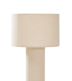 Mariah gulvlampe med lampeskærm i linned 145 x 50 cm
