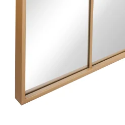 New Yorker spejl med guld/messing farvet ramme 180 x 80 cm