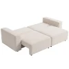 Noelle sovesofa i beige tekstil