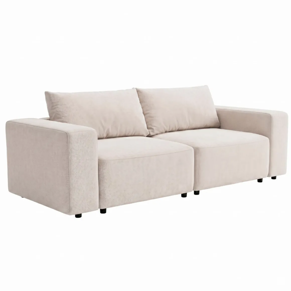 Noelle sovesofa i beige tekstil