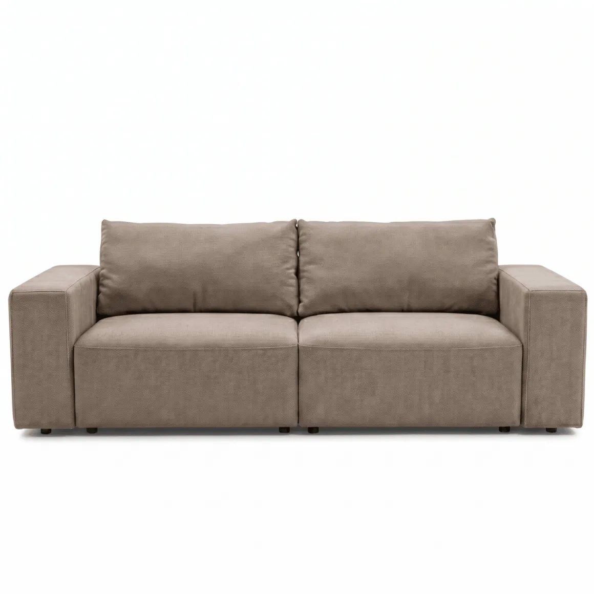 Noelle sovesofa i sand tekstil
