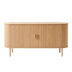 Penelope skab med jalousilåger i eg - 160x40x78 cm