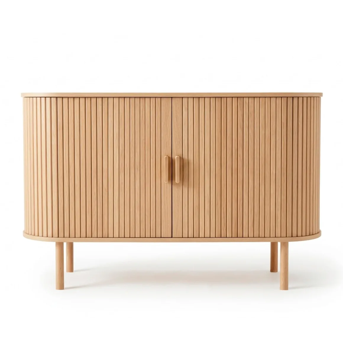 Penelope skænk med jalousilåger i eg - 120x40x78 cm