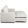 Sinus beige sovesofa med vendbar chaiselong og opbevaring