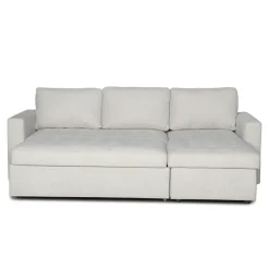 Sinus beige sovesofa med vendbar chaiselong og opbevaring