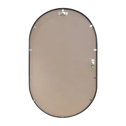 Sofie Ovalt Spejl Med Sort Ramme 50 x 80 cm