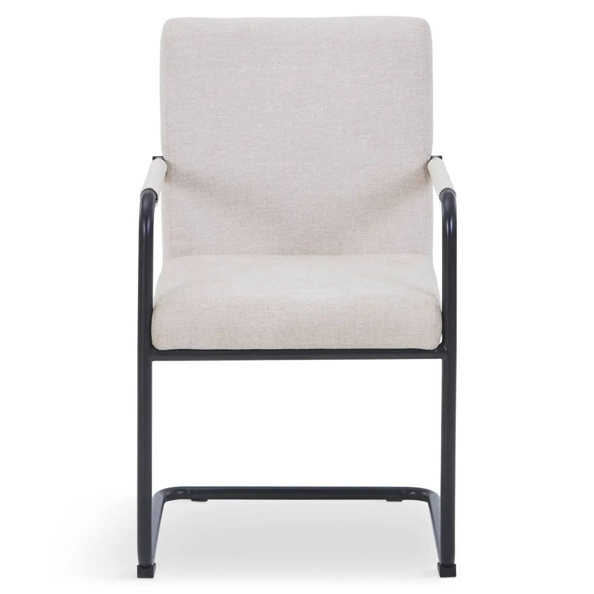 Tessa spisebordsstol i beige tekstil
